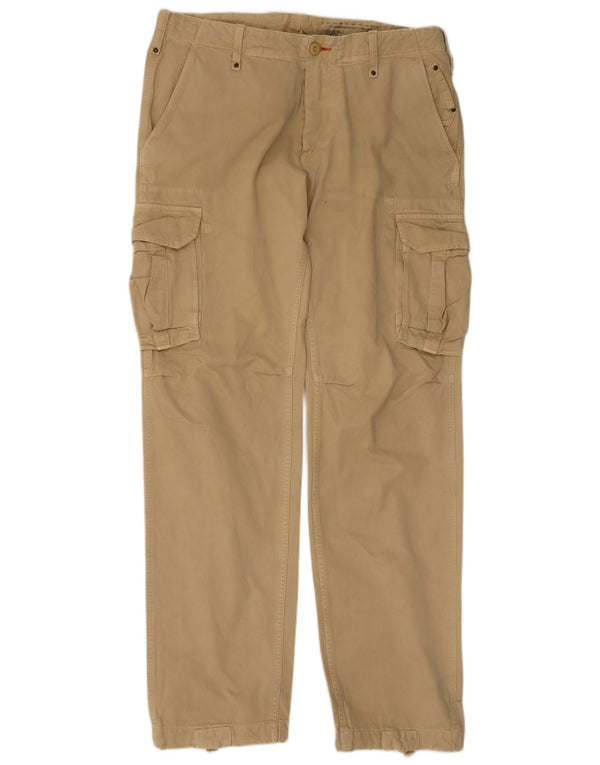 Pantaloni cargo dritti da uomo Mason's IT 50 Large W34 L34 Beige