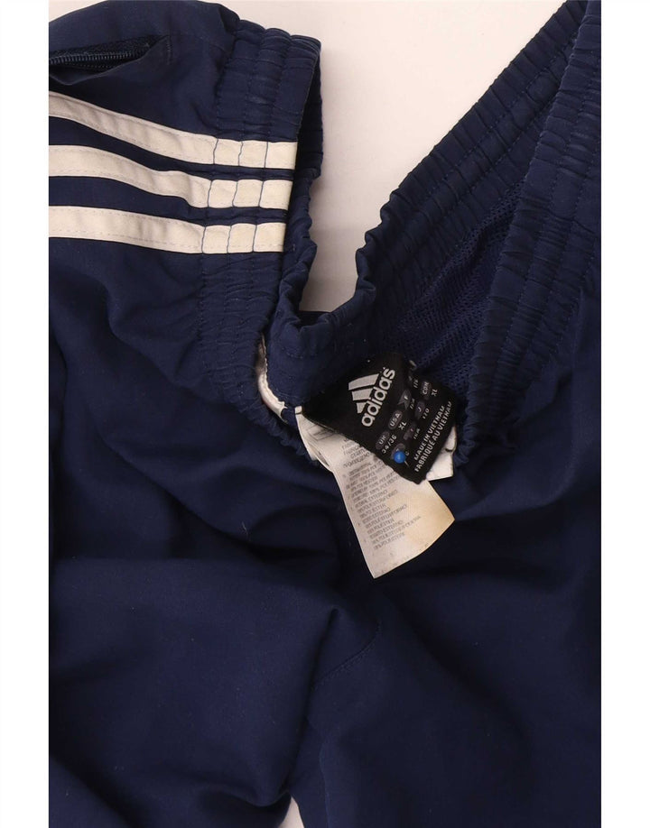 Pantaloni da tuta da ragazzo Adidas Joggers 15-16 anni in poliestere blu navy