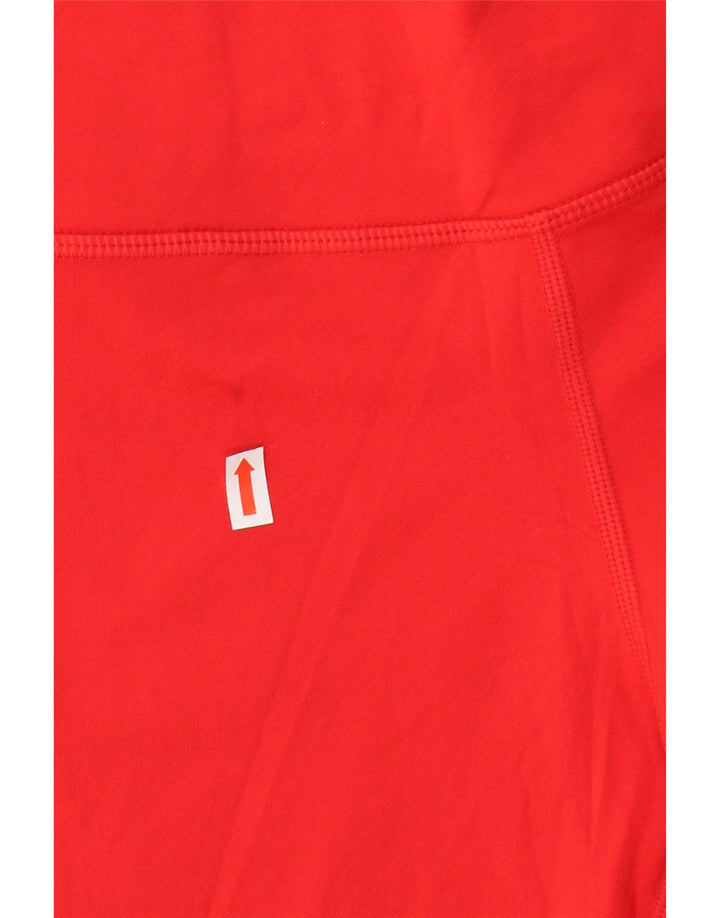 Leggings crop NIKE Dri Fit Graphic Crop da donna UK 14 Large Rosso