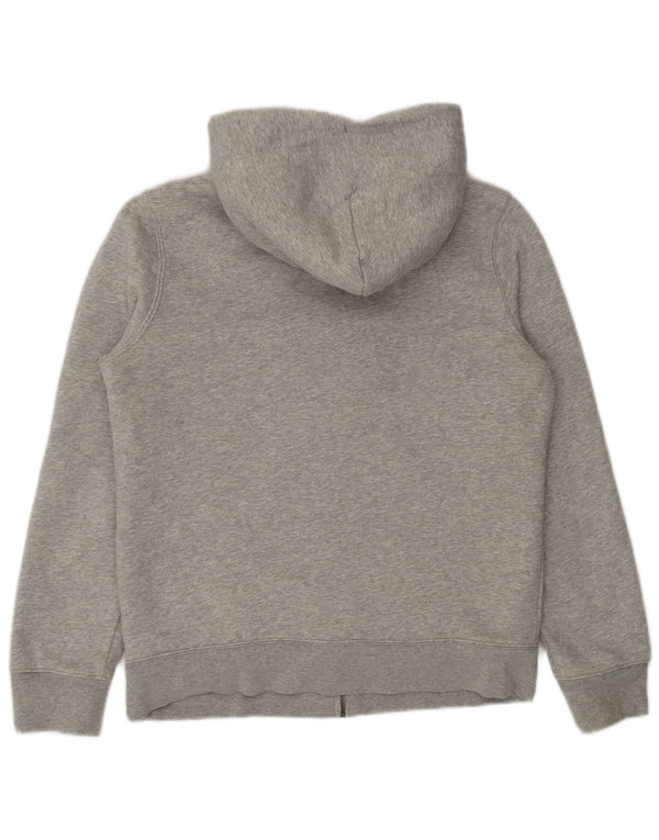 Maglione con cappuccio e zip Sherpa grafico da donna Gap UK 14 Grigio medio chiazzato