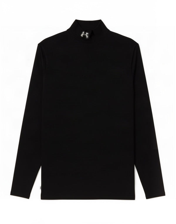 Maglia da uomo Under Armour a maniche lunghe in nylon nero medio
