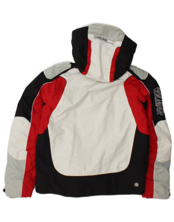 Giacca da sci con cappuccio da donna Colmar EU 38 Medium White Colourblock