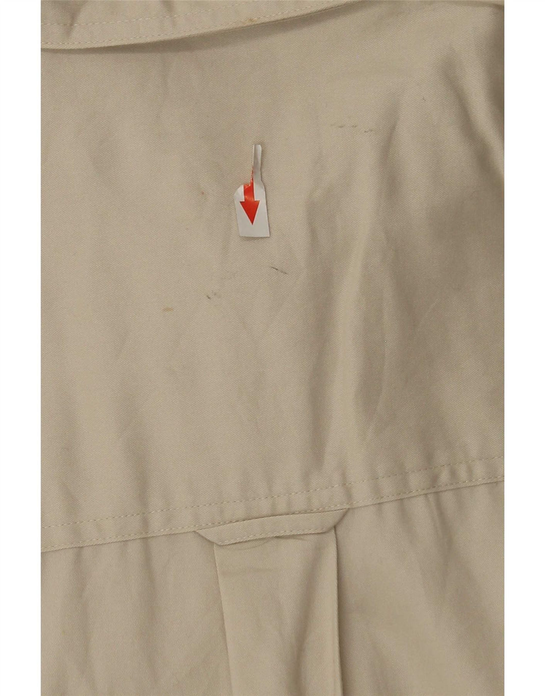 Camicia Chaps da uomo Easy Care, taglia grande, in cotone beige