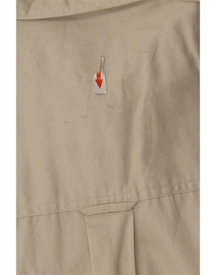 Camicia Chaps da uomo Easy Care, taglia grande, in cotone beige