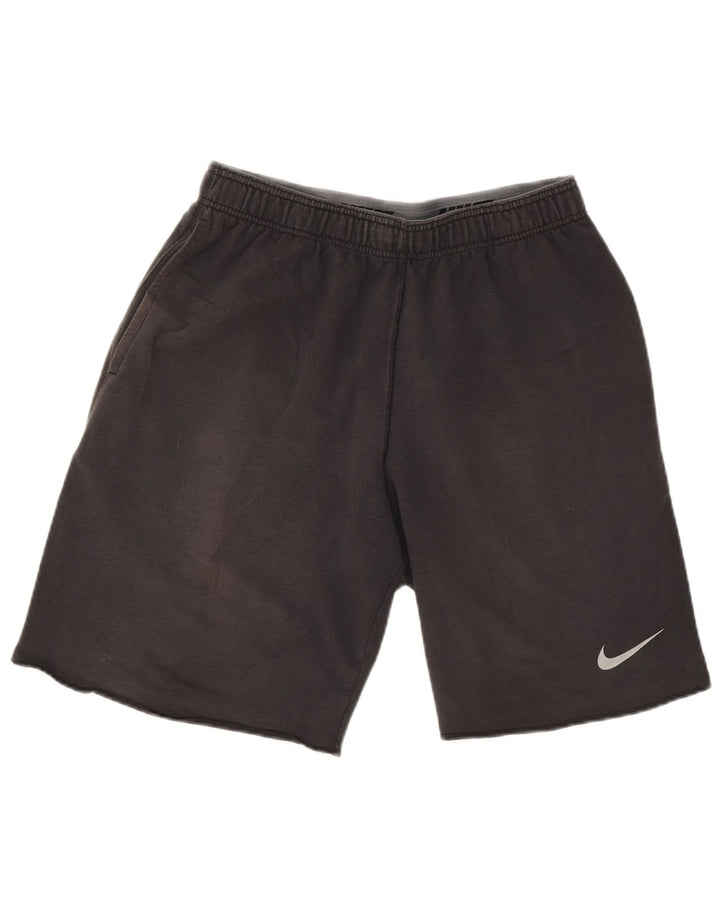 Pantaloncini sportivi Nike Dri Fit da uomo in cotone medio nero