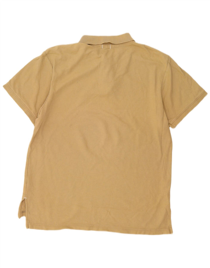 Polo Nike da uomo grande in cotone kaki