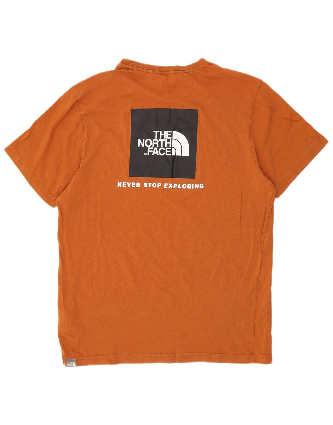 T-shirt grafica da uomo The North Face Top in cotone arancione medio