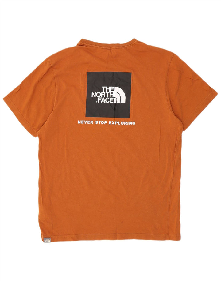 T-shirt grafica da uomo The North Face Top in cotone arancione medio