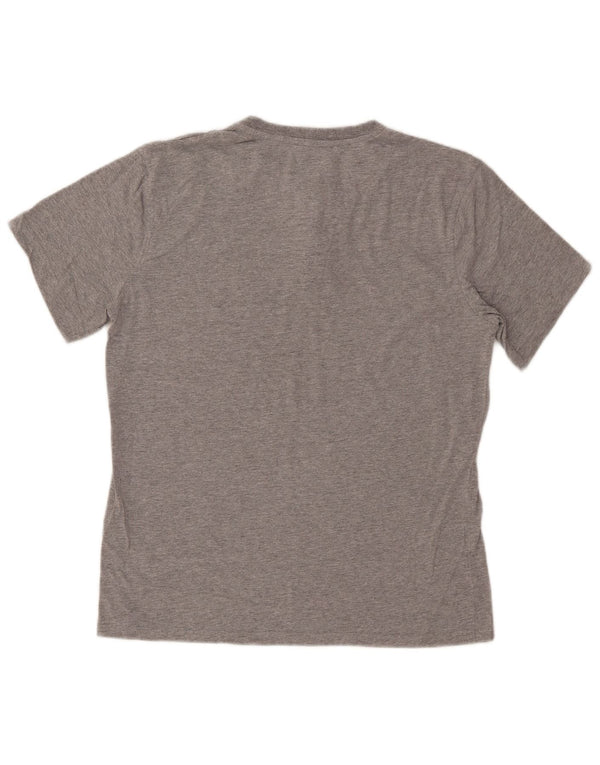 T-shirt da uomo Izod Top in cotone chiazzato grigio medio