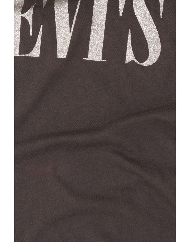 T-shirt grafica da donna Levi's Top UK 6 XS Grigia