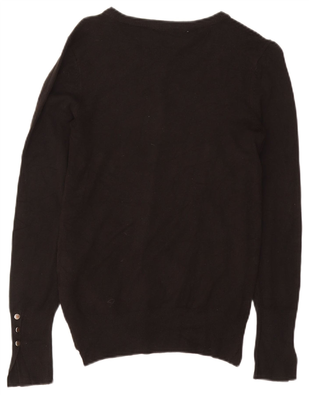 Maglione cardigan da donna Zara UK 10 piccolo in viscosa nera