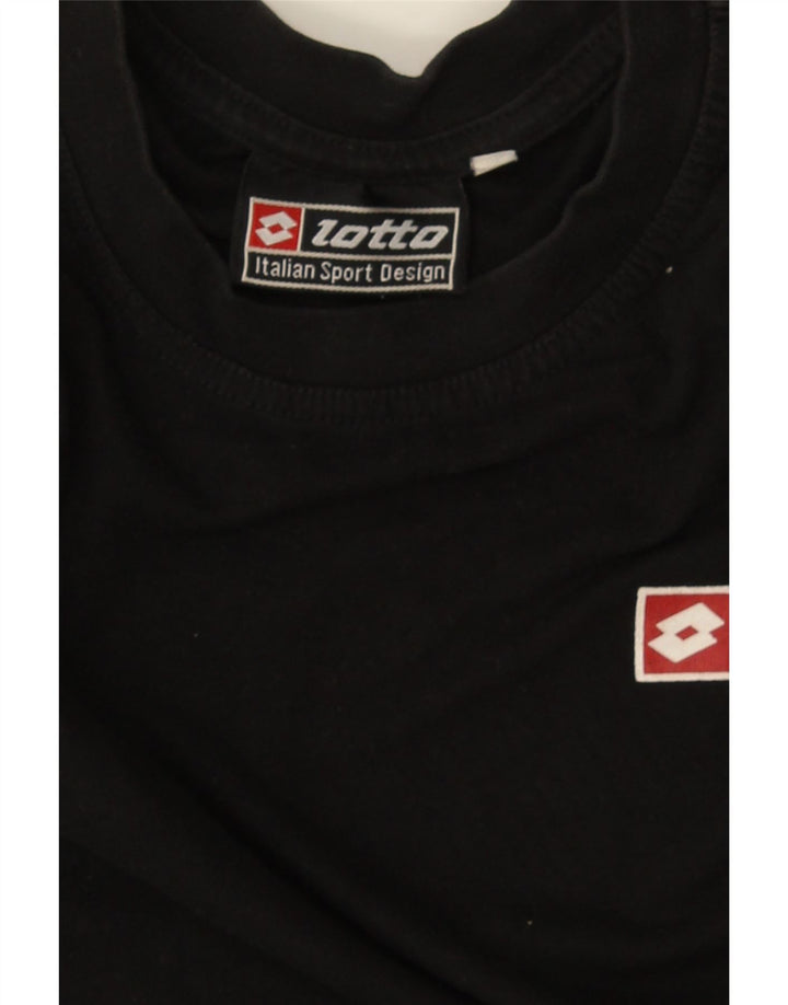 T-shirt da uomo Lotto Top Large Nera