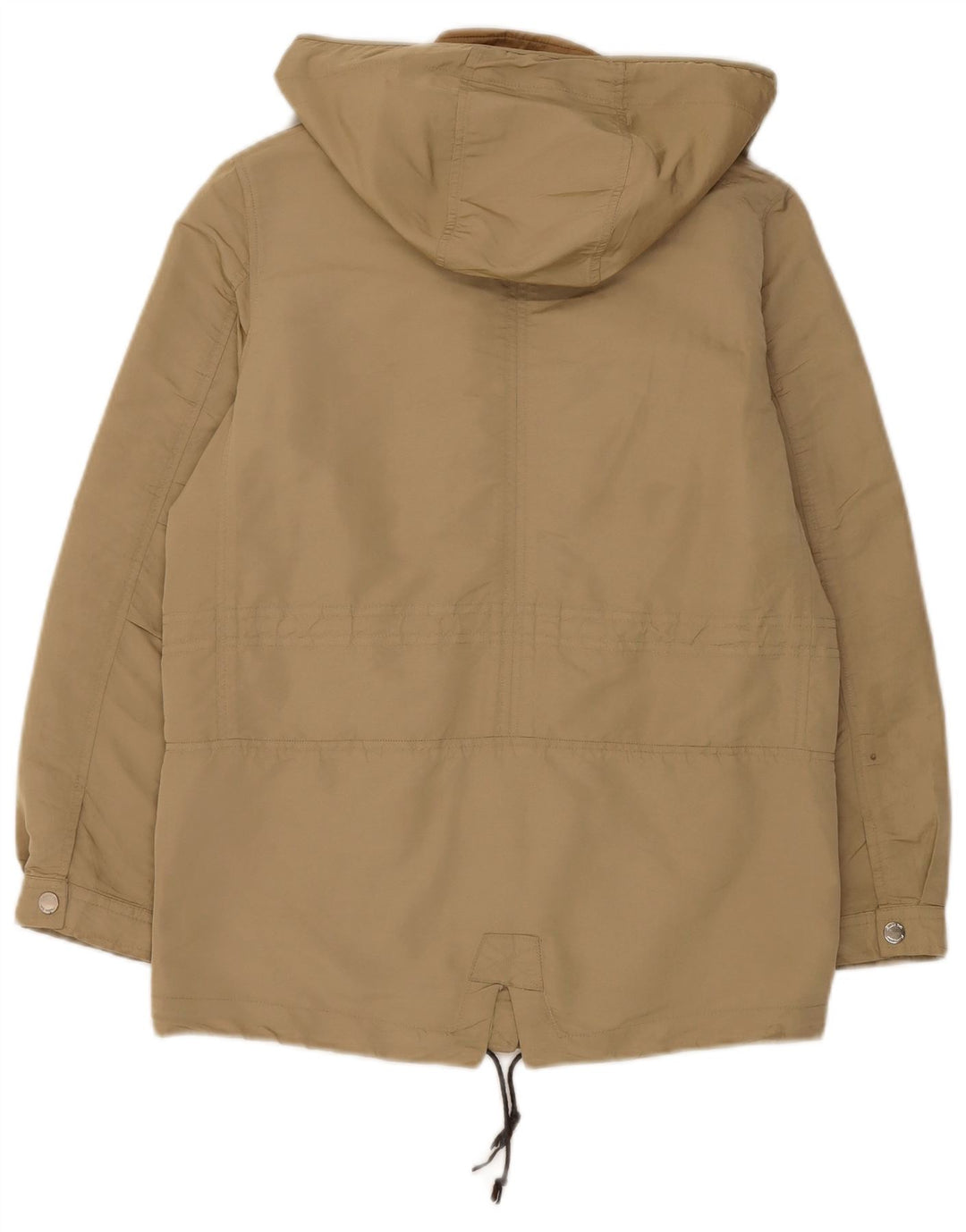 Giacca parka oversize con cappuccio da donna Massimo Dutti UK 6 XS Cachi