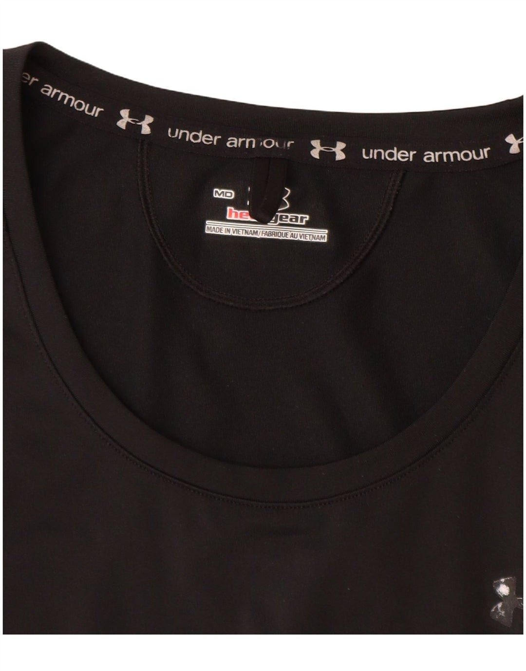 T-shirt Heat Gear da donna UNDER ARMOUR UK 14 poliestere nero medio