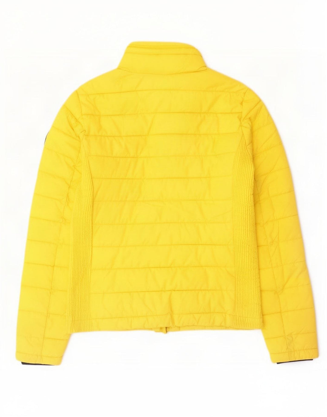 Giacca imbottita da donna Superdry UK 12 poliestere giallo medio