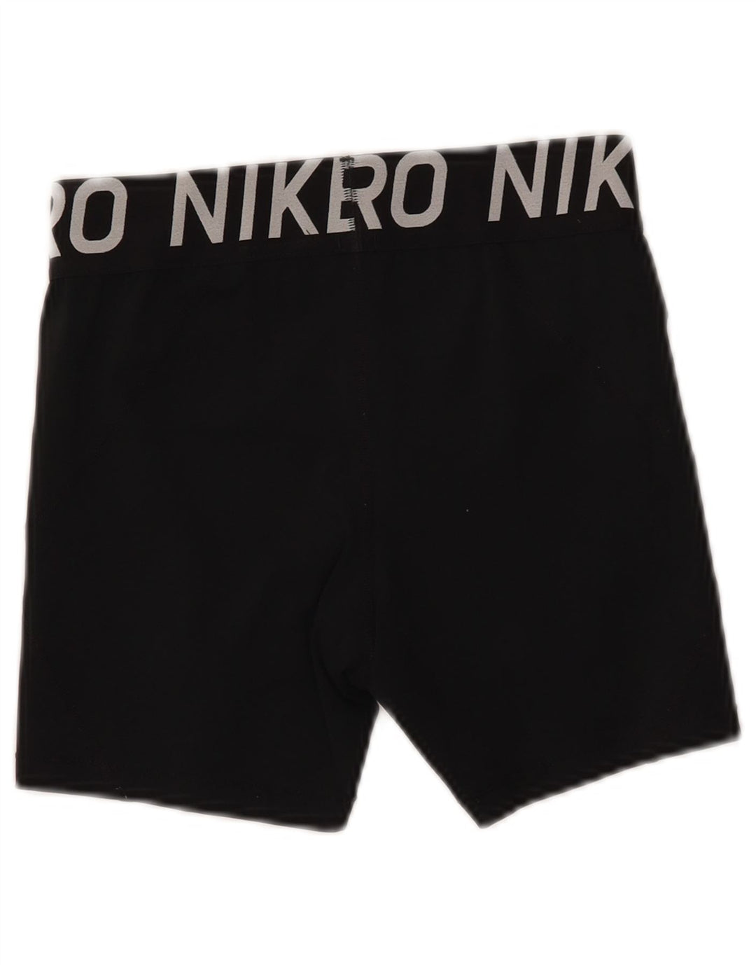 Pantaloncini sportivi Nike Dri Fit Graphic da donna UK 12 Medium Nero Poliestere