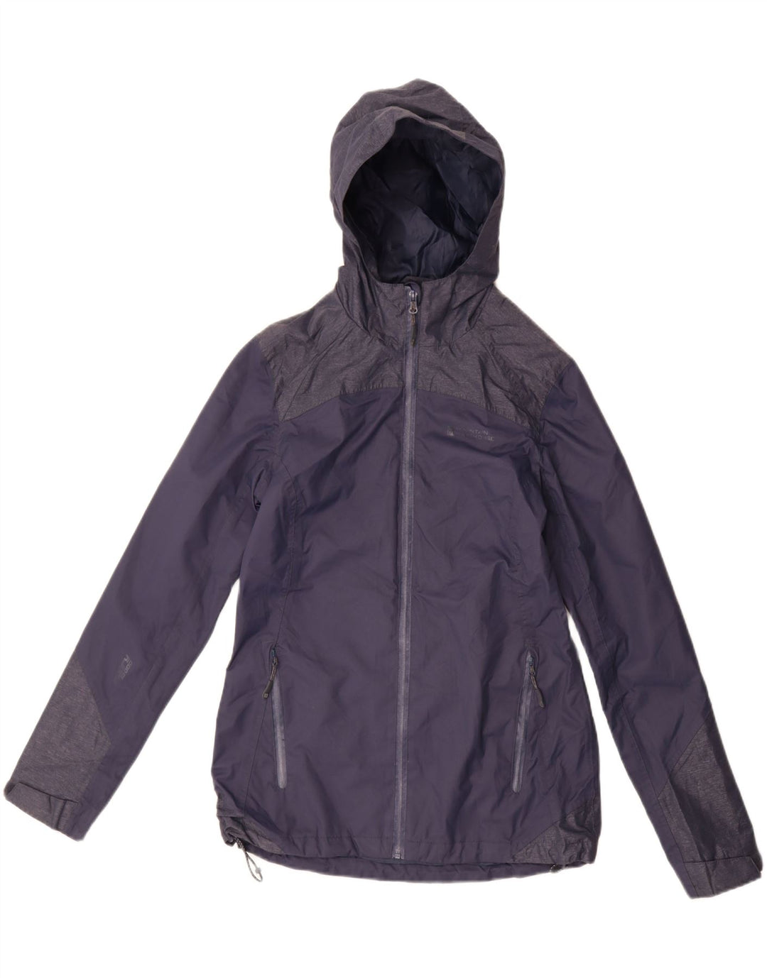 MOUNTAIN WAREHOUSE Giacca antipioggia da donna UK 10 Small Blu Navy Colourblock