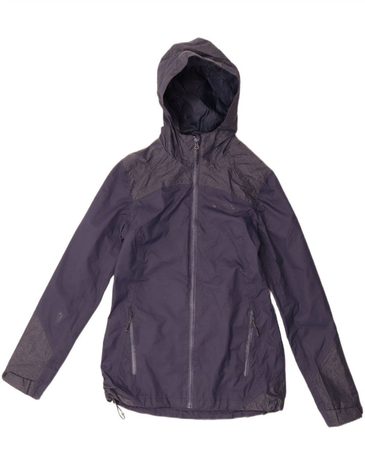 MOUNTAIN WAREHOUSE Giacca antipioggia da donna UK 10 Small Blu Navy Colourblock