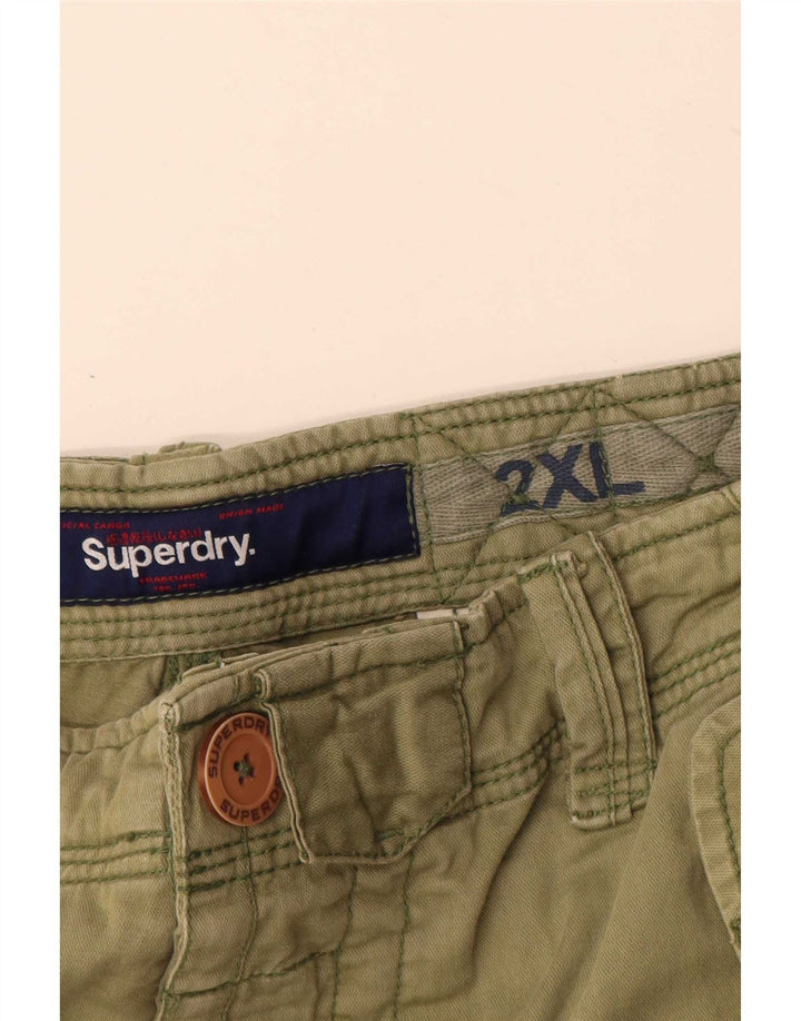 Pantaloncini cargo da uomo Superdry 2XL W40 cotone kaki