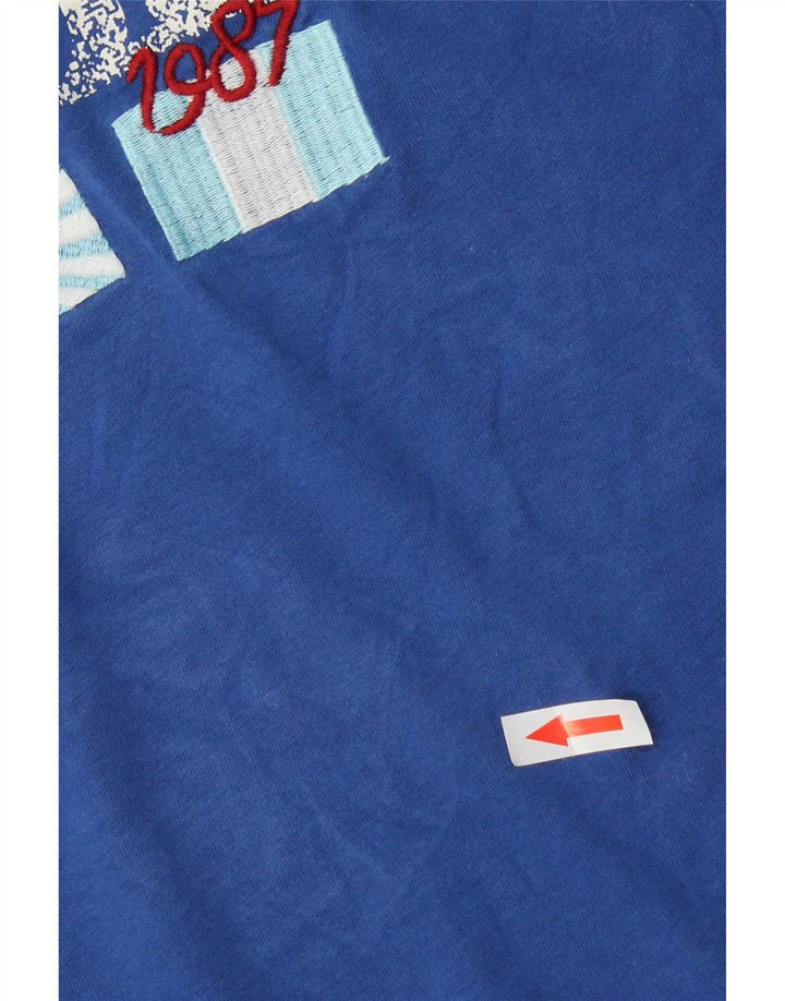 Maglietta grafica da uomo Napapijri Top XL Blu