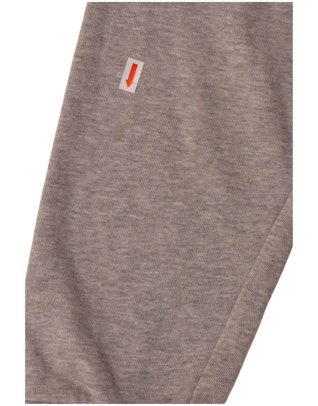 Felpa grafica da uomo ADIDAS, maglione grande, cotone grigio