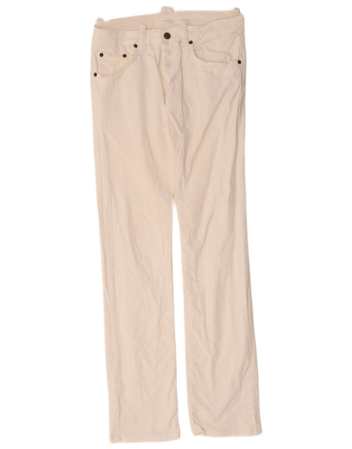 Jeans slim a vita bassa da donna Iceberg W29 L33 cotone bianco