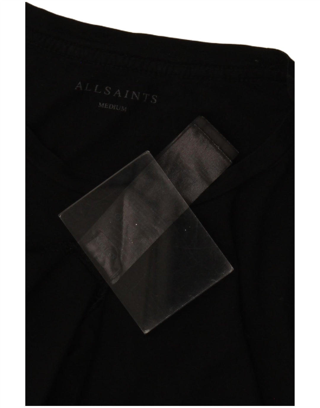 T-shirt da uomo ALL SAINTS Top in cotone nero medio