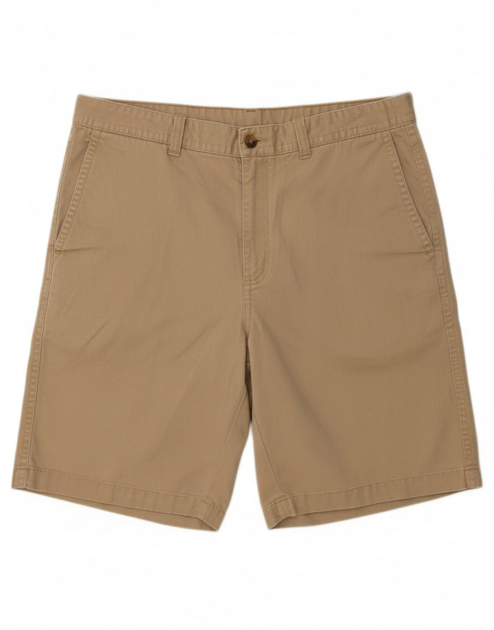 EDDIE BAUER Mens Chino Shorts W38 XL Beige Cotton