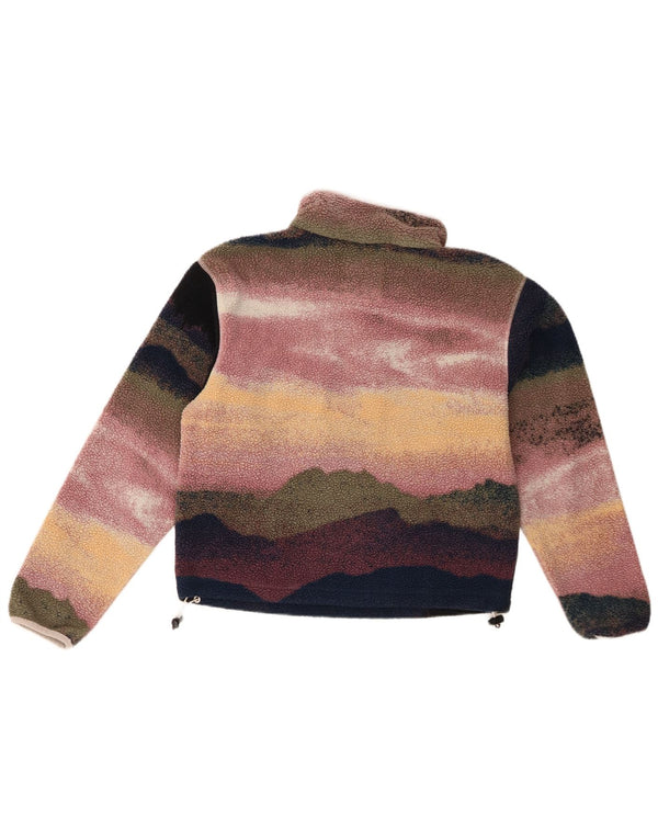 Maglione in pile oversize da donna Columbia UK 10 piccolo multicolore