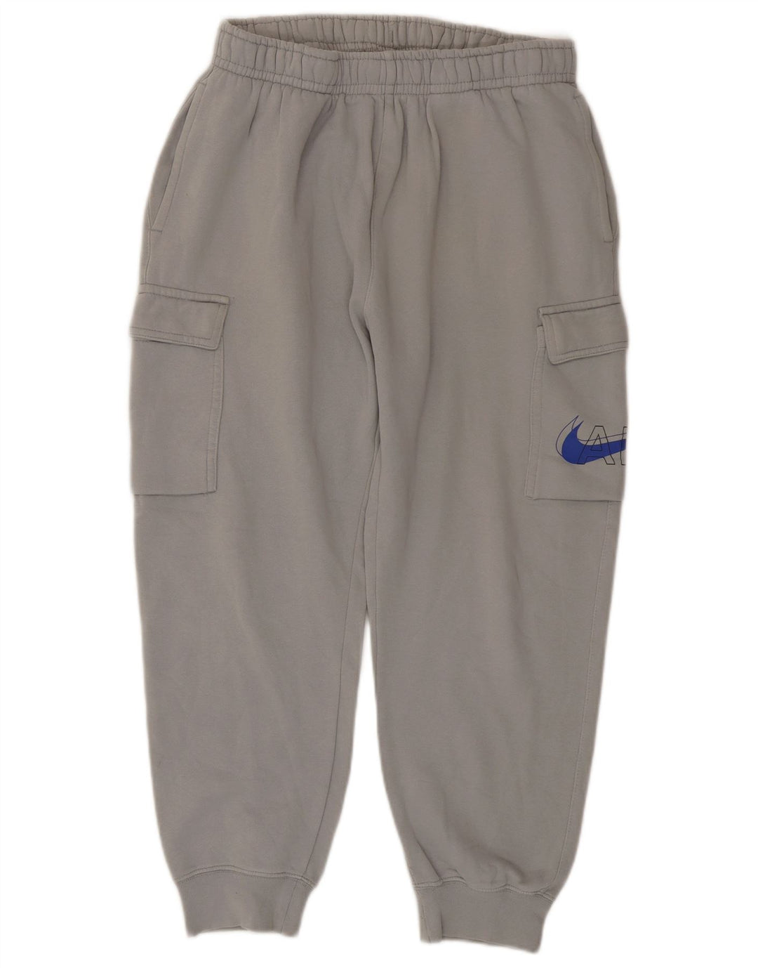 Pantaloni da tuta Nike Cargo Crop da uomo, pantaloni da jogging, cotone grigio medio