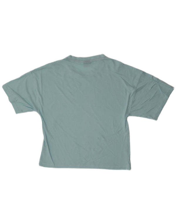 T-shirt da donna Umbro Top UK 14 cotone blu medio