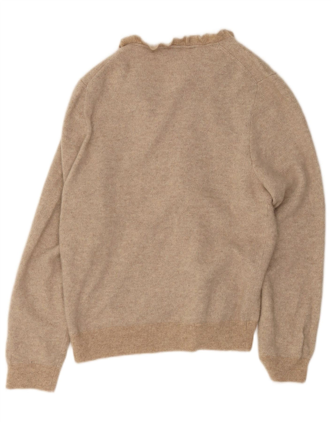 Maglione cardigan da donna J. Crew UK 18 XL Beige Lana