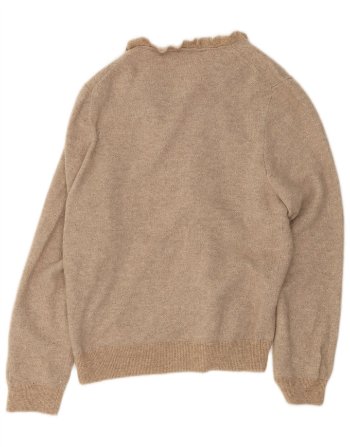 Maglione cardigan da donna J. Crew UK 18 XL Beige Lana
