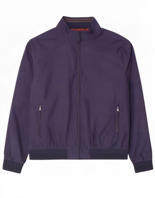 Giubbotto bomber da uomo Marks & Spencer UK 46 3XL poliestere blu navy