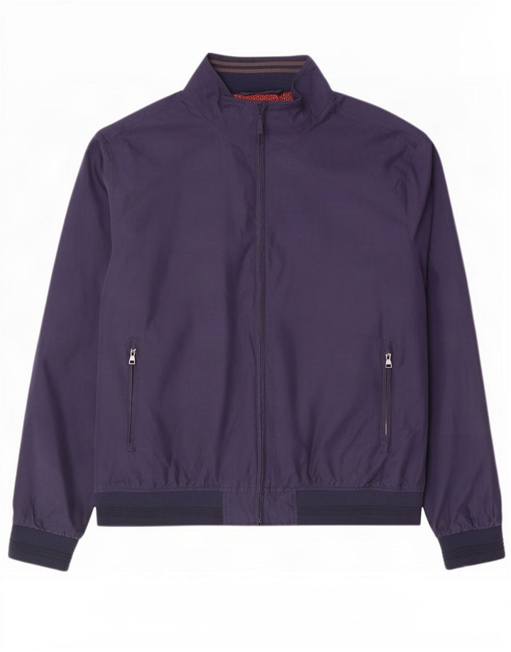 Giubbotto bomber da uomo Marks & Spencer UK 46 3XL poliestere blu navy
