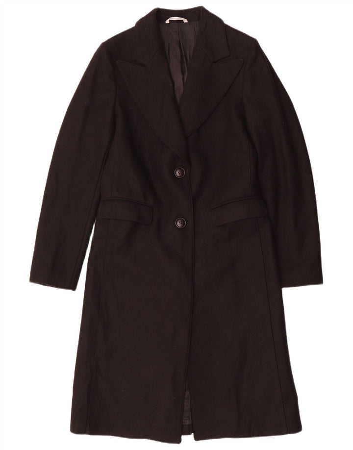 Cappotto Donna Stefanel IT 42 Medio Nero Lana