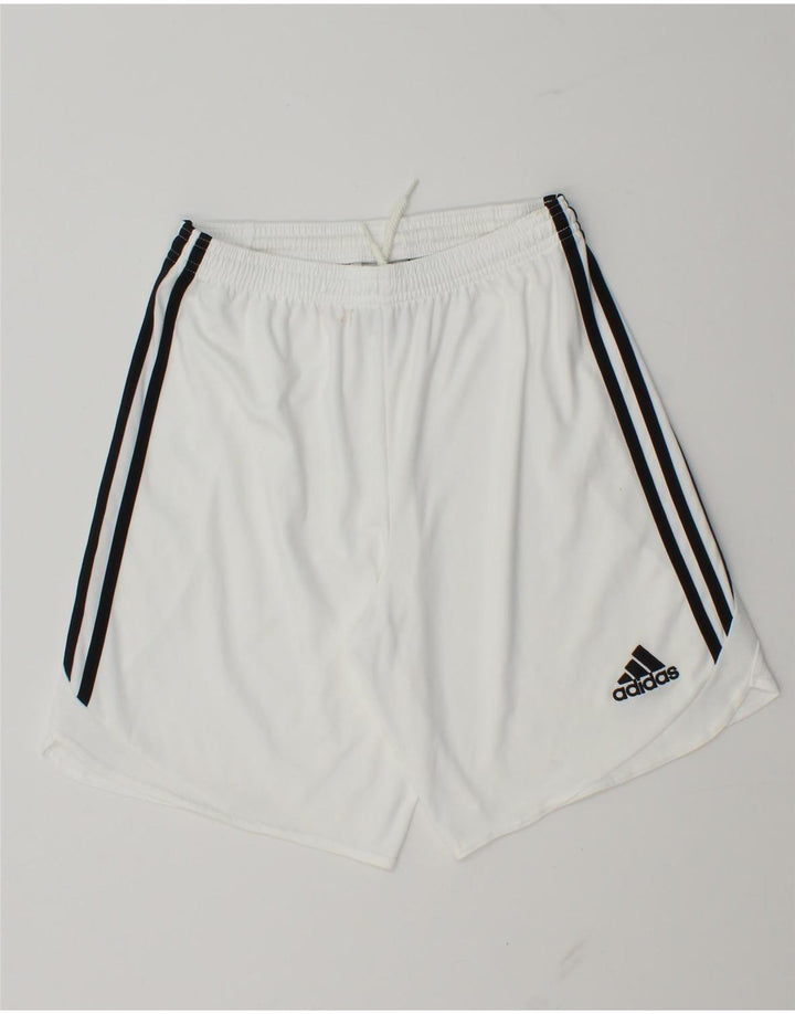 Pantaloncini sportivi Adidas Climacool da uomo XS poliestere bianco