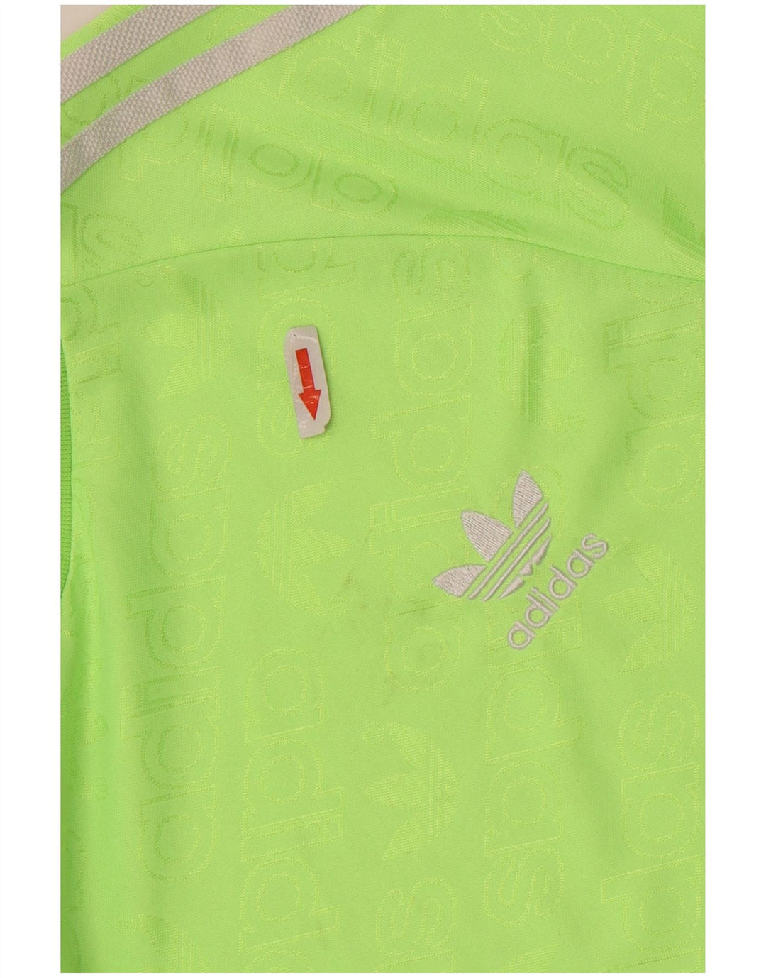 T-shirt grafica da uomo Adidas Top in poliestere verde medio