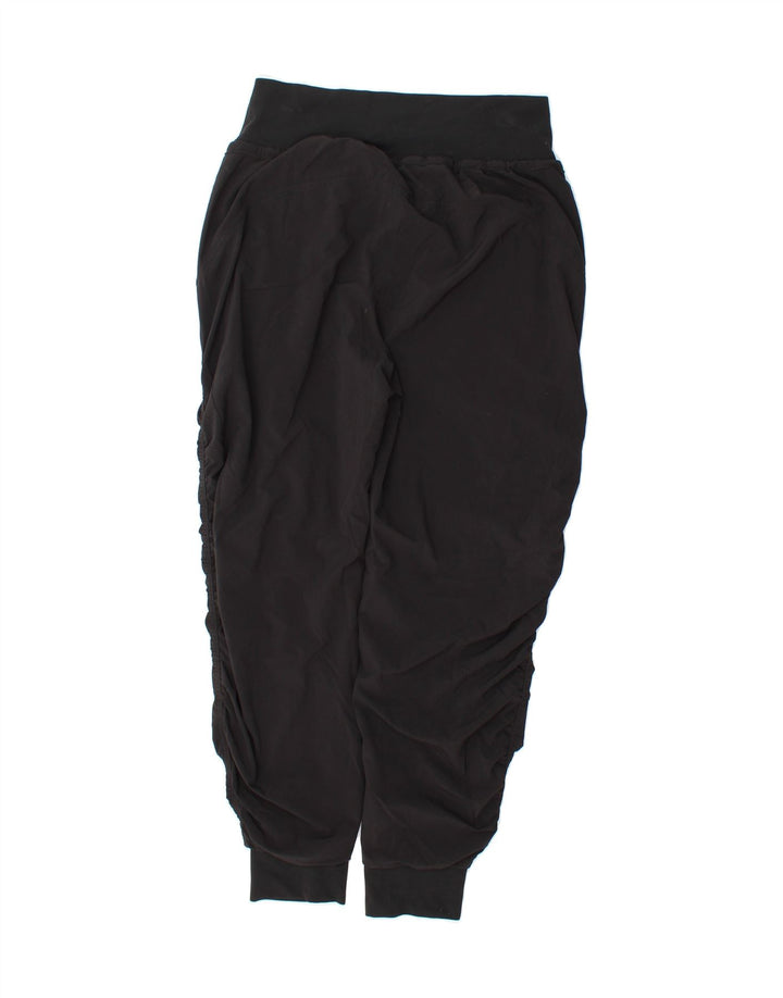 ATHLETA Womens Windbreaker Trousers US 2 XS  Black Polyester Vintage Athleta and Second-Hand Athleta from Messina Hembry 
