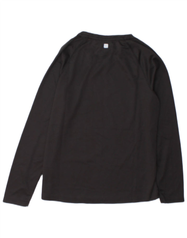 Mountain Warehouse Top da uomo a maniche lunghe UK 14 Large Nero Poliestere