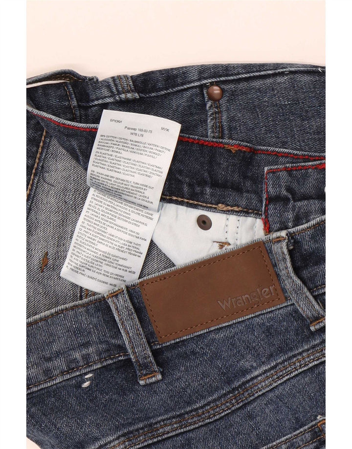 Jeans slim da uomo Wrangler W30 L30 cotone blu