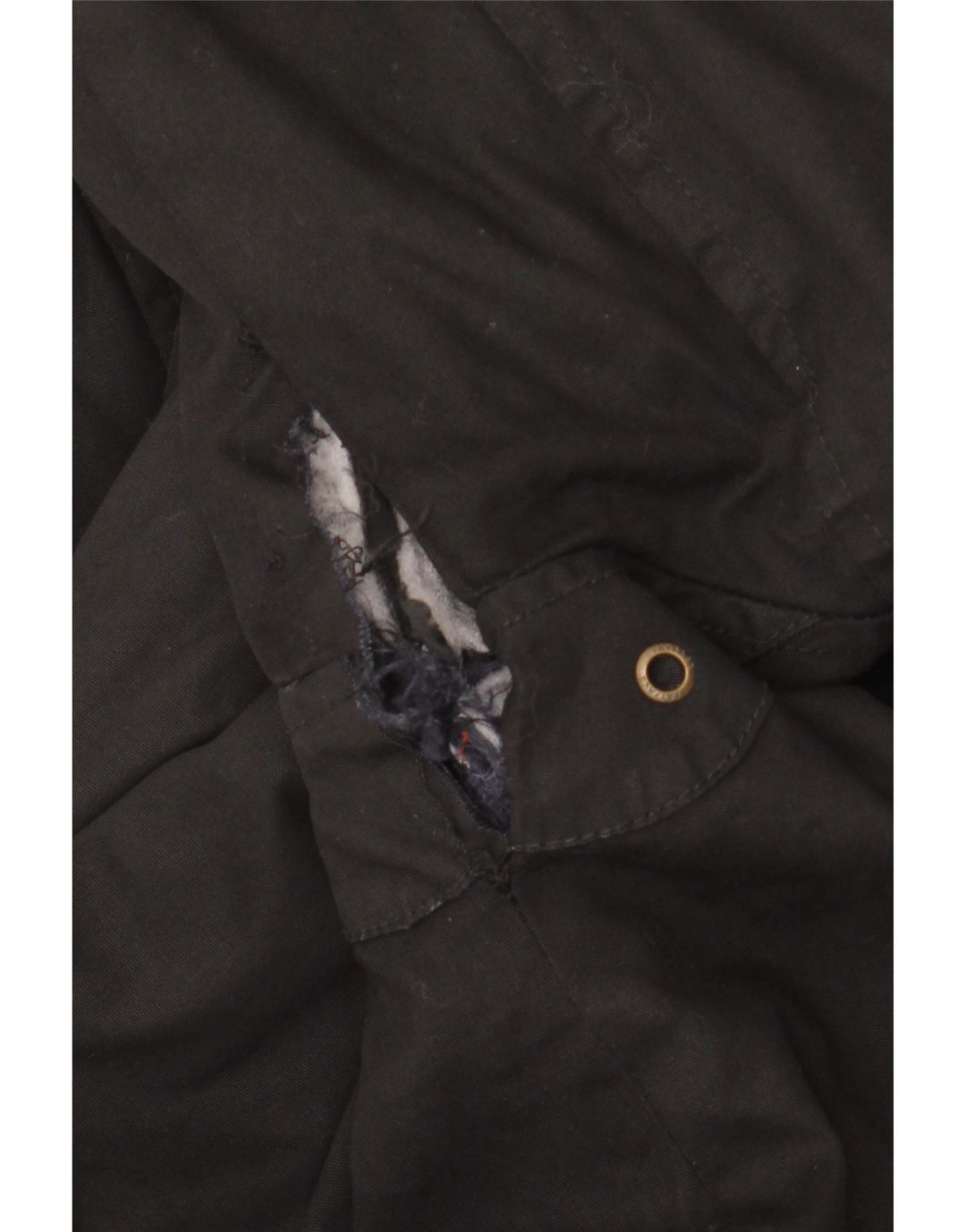 Giacca da uomo in cotone cerato Fat Face UK 40 grande nera