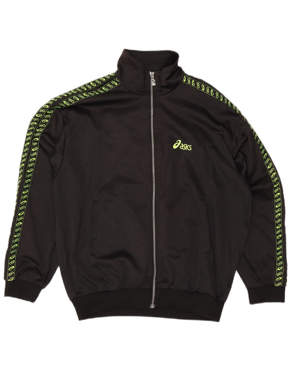 Giacca da ginnastica grafica da uomo Asics XL nera