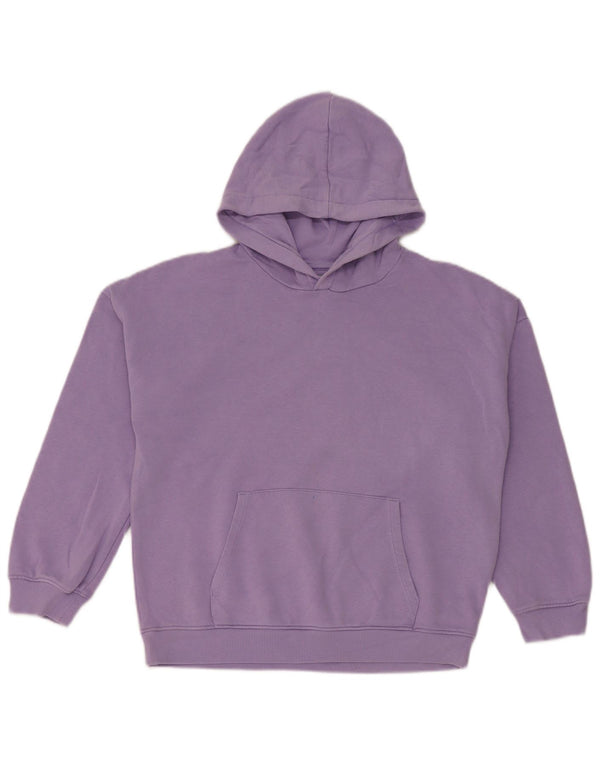 Felpa con cappuccio per ragazze Marks & Spencer 11-12 anni in cotone viola