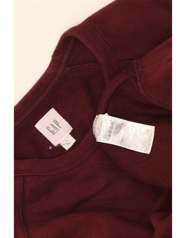 Felpa da uomo Gap in cotone bordeaux medio