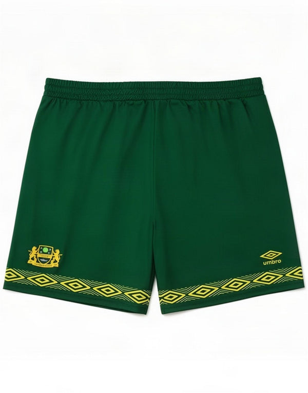 Umbro Pantaloncini sportivi grafici da uomo Large Verde geometrico Poliestere