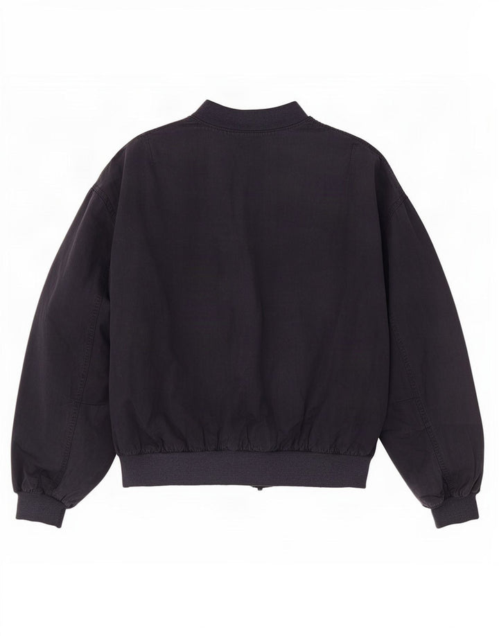 Giubbotto bomber oversize da donna Trussardi UK 16 Large Blu Navy