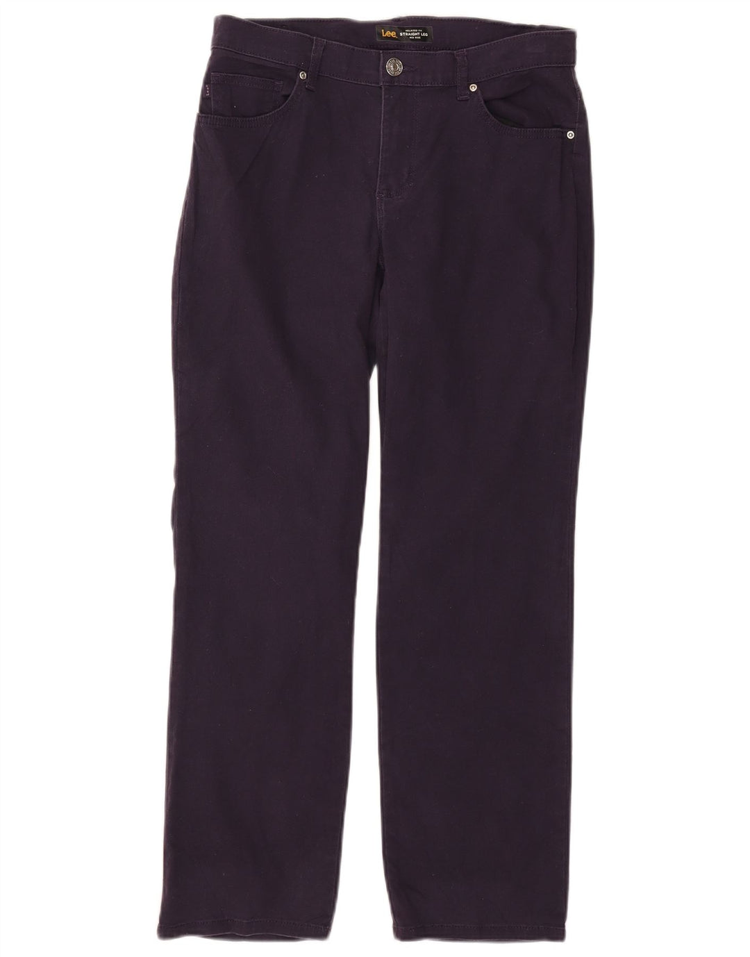 Jeans dritti Lee da donna a vita media, vestibilità rilassata, W30 L28 Viola