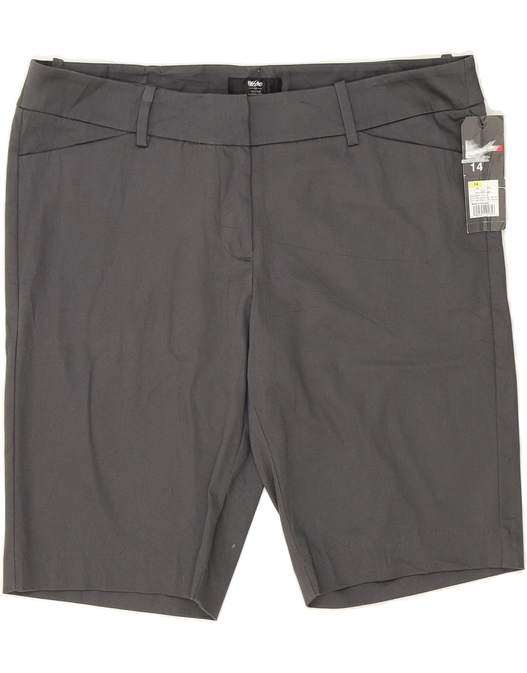 MOSSIMO Womens Stretch Casual Shorts US 14 XL W36  Grey Cotton Vintage Mossimo and Second-Hand Mossimo from Messina Hembry 