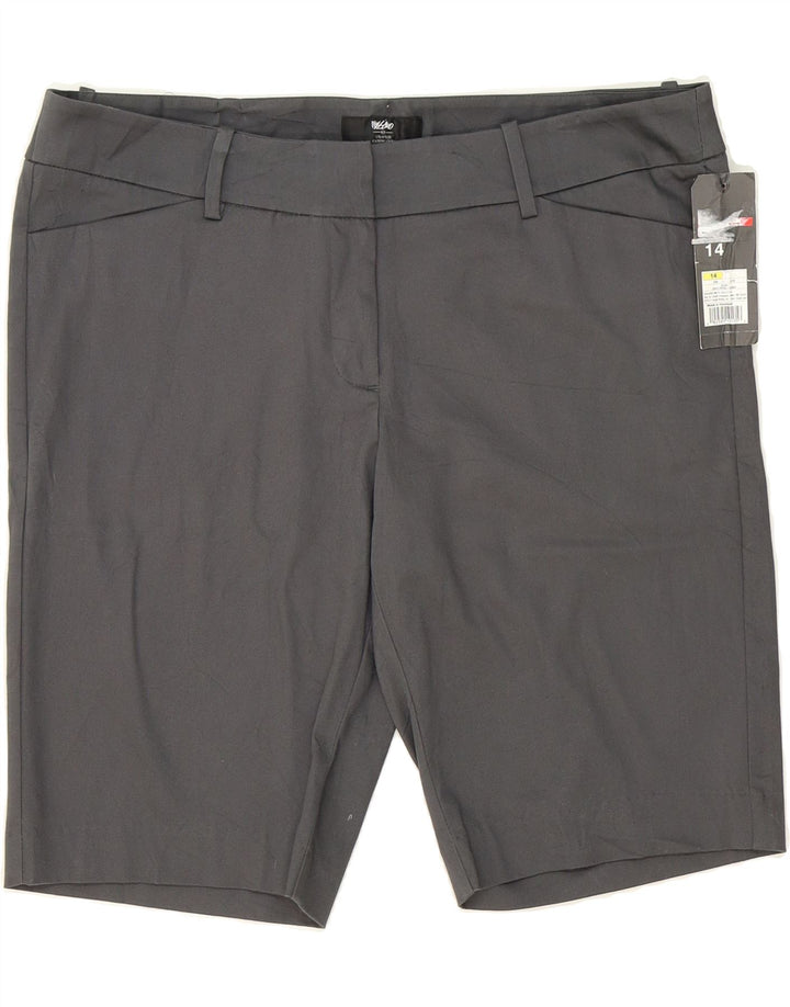 MOSSIMO Womens Stretch Casual Shorts US 14 XL W36  Grey Cotton Vintage Mossimo and Second-Hand Mossimo from Messina Hembry 